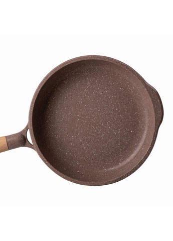 Алюмінієва сковорода 2,2 л з мармуровим антипригарним покриттям Ø 26 см Кавова MGC (360455266)