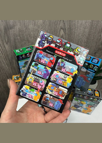 Детский конструктор набор фигурок Among Us сет комплект из 8 коробочек Амонг Ас Diy (325882744)