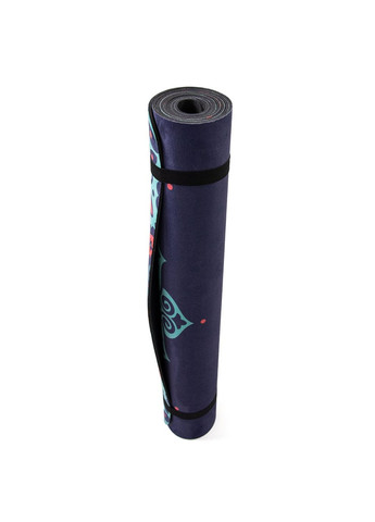 Килимок для йоги та фітнесу спортивний каремат (каучук+замша) 4мм 183x68см (OF-0286-022) OSPORT (369976383)