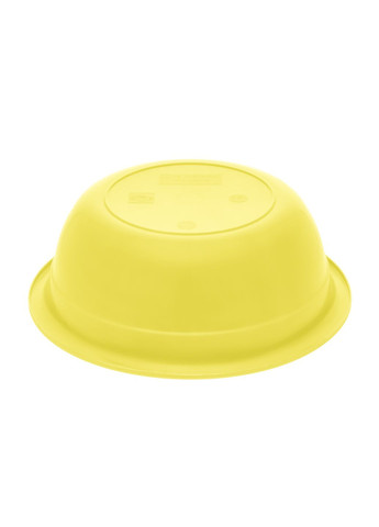 Миска кухонна глибока пластикова Ø 25.7 см H 8.6 см 2.5 л Жовтий МЕД (302492147)