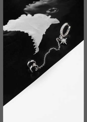 Серебряная серьга с кафе (4996) IRIJ (331016762)