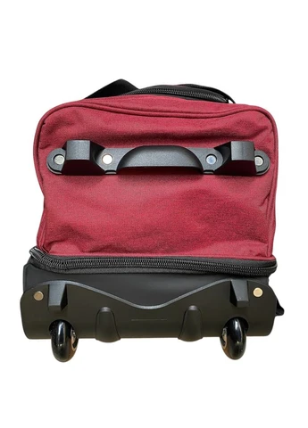 Дорожня сумка на колесах середня M 41670 поліестер Lee Cooper (393728707)