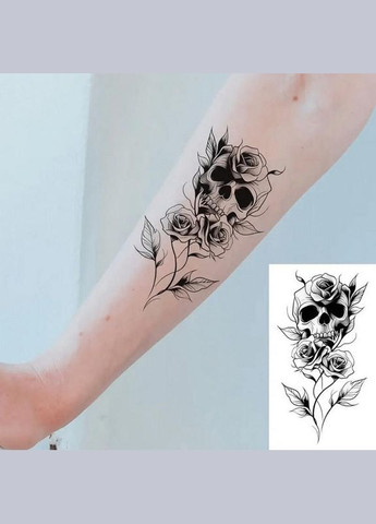 Набор детских временных татуировок "Черные мини №5" black-tattoo-mini-set-5-T No Brand (339777648)