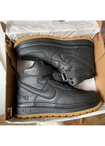 Черные демисезонные кроссовки мужские nike gore-tex brown найк No Brand