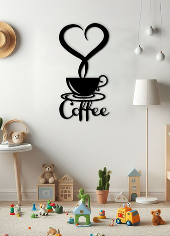 Современная картина на кухню, деревянный декор для дома "Львовский кофе", декоративное панно 95х48 см Woodyard (291842566)