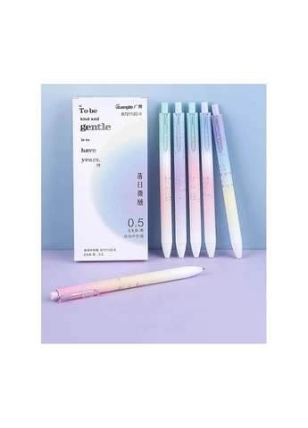 Ручки Xiaomi Yopin Guangbo Signature Sunset Pen Set набір 6 штук Youpin (326811223)
