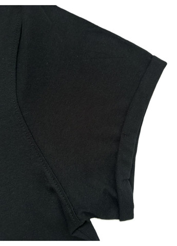 Футболка базовая однотонная SSTS-2103-2 черная M Smile - (333339594)