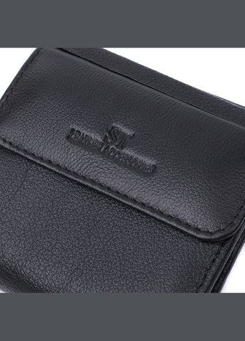 Женский кошелек из монетницей снаружи из натуральной кожи 22719 Черный st leather (306881501)
