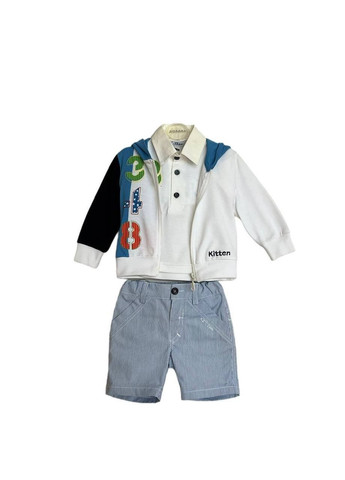 Блакитний демісезонний костюм 2124o9oo блакитний Kitten