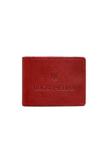 Универсальная кожаная обложка для удостоверения красная (A-027824) BlankNote (329186823)