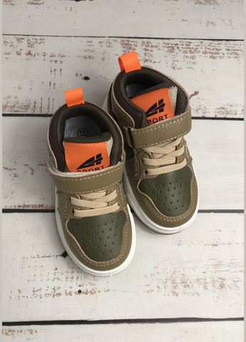 Коричневые демисезонные кроссовки хайтопы демисезонные детские на мальчика коричневый (1088) W.Niko