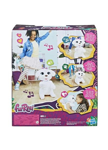 Інтерактивна музична іграшка Щеня ГоГо FurReal GoGo на рулетці Білий (F1971) Hasbro (314503560)