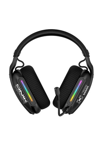 Беспроводные игровые наушники-гарнитура GT808 с микрофоном, шумопоглощением, RGB подсветкой и 3 режимами подключения. Onikuma (367182930)