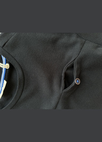 Черная летняя футболка для парня черная с карманом 2000-70 (152 см) OVS