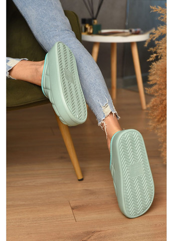 Галоши без задника утепленные мятного цвета Let's Shop (352164475)