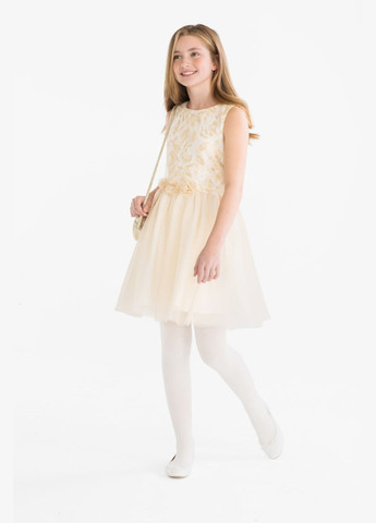Бежева ошатна сукня для дівчинки 116 розмір бежева 2005358 C&A (289715805)