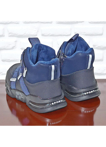 Демісезонні ортопедичні черевики для хлопчика, осінні хайтопи на липучках, утеплені демі черевики на флісі Клібі Clibee (365711186)