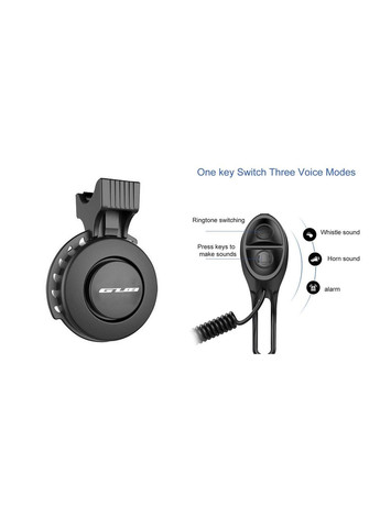 Звонок электрический BC-BB3330 120 дБ, USB, черный No Brand (359456135)