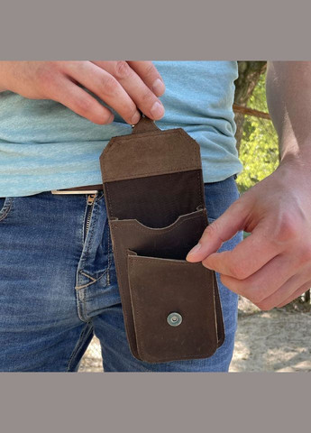 Шкіряна сумка-чохол на пояс коричнева RC-2090-3md TARWA (306543340)