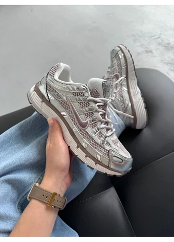 Кроссовки женские и мужские Nike P-6000 Platinum Violet Vast Grey | Найк Р-6000 серебряные No Brand серебряные демисезоны (401726500)
