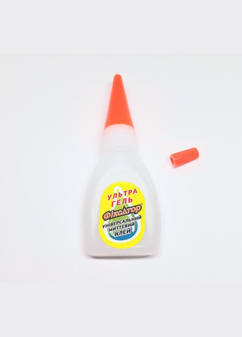 Універсальний миттєвий клей Фіксатор Гель прозорий не стікає еластичний водостійкий міцний 10 г 9 см x 3.4 см х 1.7 см Finding (316918044)