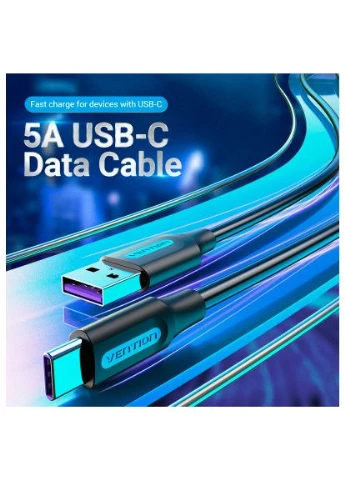 Кабель USB 2.0 AM-Type-C M, 0.5 м, 100W PVC Vention (397091670)