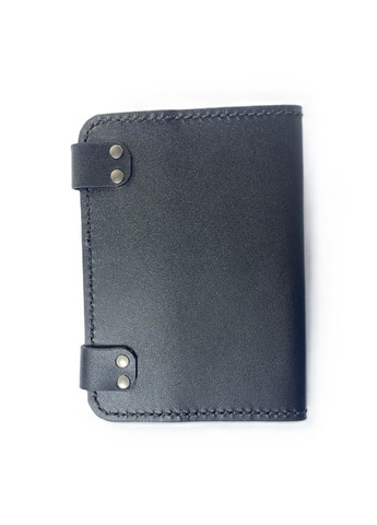 Обкладинка для військового квитка з натуральної шкіри чорна No Brand (346871736)