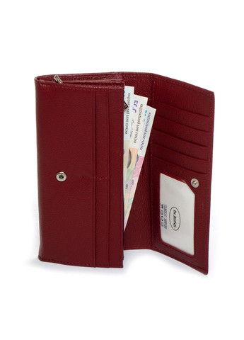 Шкіряний жіночий гаманець Classik wine-red Dr. Bond (282557188)