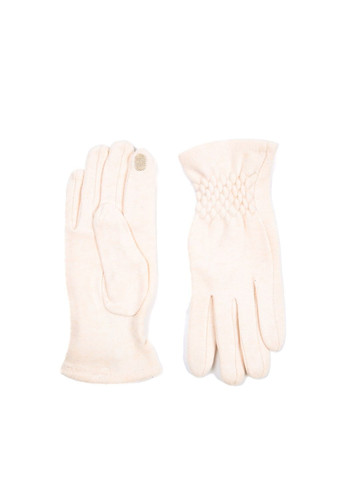 Рукавички Smart Touch жіночі вовна білі КАРДЕЯ LuckyLOOK 921-498 (361259560)