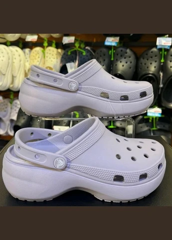 Жіночі Крокси Платформа Рожеві Women's Platform Clog Pearl Crocs Classic (326806366)