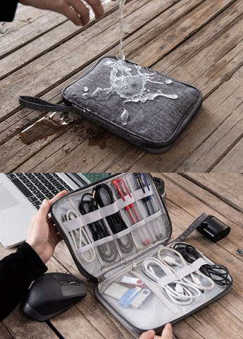 Дорожній органайзер для зарядок, дротів і кабелів ОД-304-5 No Brand (303360202)