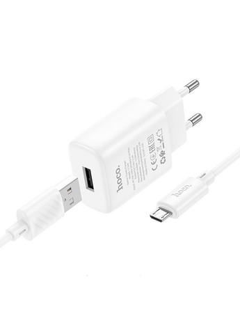 МЗП C134A Solid 1A 12W + MicroUSB Hoco (299446842)