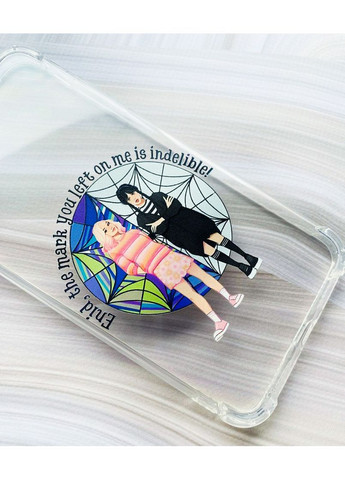 Чехол с утолщёнными углами на Xiaomi Redmi Note 8 Pro:: Девчёнки с Уэнсдей (принт 211) Creative (360698224)