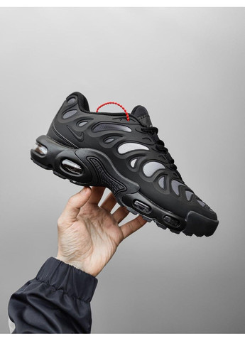 Чорні Осінні кросівки чоловічі nike air max tn plus drift black найк аір макс тн плюс No Brand