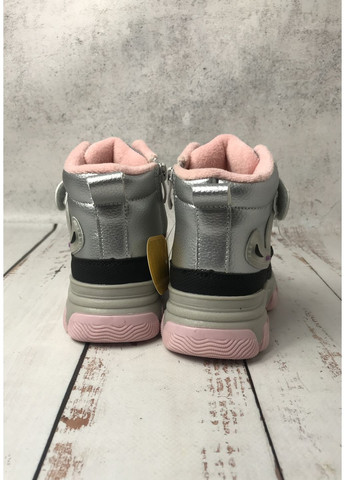 Черевики зимові дитячі на дівчинку Сірий (1046) Clibee (354822838)
