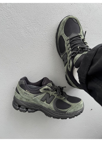 КРОСІВКИ ЖІНОЧІ NEW BALANCE 2002R GREEN / BLACK GORE-TEX НЬЮ БЕЛАНС 2002R No Brand сірі демісезони (367173788)