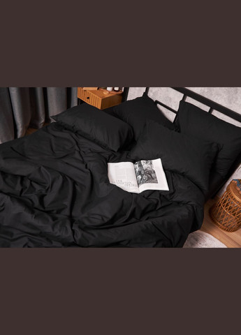 Комплект постельного белья Бязь Gold Люкс полуторный 143х210 наволочки 4х50х70 (MS-820002993) Moon&Star Black (288044314)