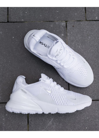КРОСІВКИ ЖІНОЧІ NIKE AIR MAX 270 WHITE НАЙК АІР МАКС 270 No Brand білі демісезони (367168888)