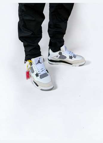 Кроссовки зимние женские и мужские Nike Air Jordan 4 winter beige white fur | Найк Аир Джордан 4 бежевые белые с мехом No Brand бежевые зима (308072584)