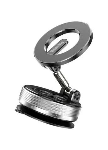 Автотримач для телефону Magnetic Car,, на вакуумній присосці, магнітне кільце MagSafe, поворот тримача на 360° (CW-CHM21-BK) Colorway (395354787)