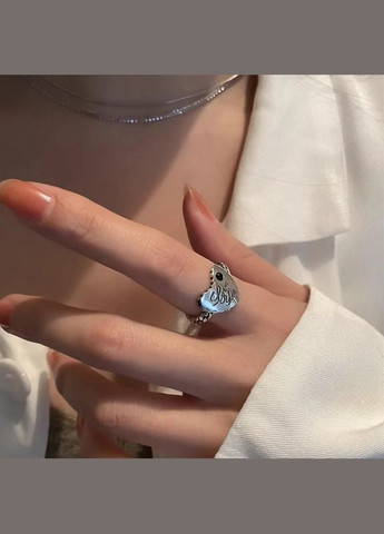 Набор парных колец для двух 2шт с сердцем регулируются парные кольца для влюбленных No Brand (340463723)