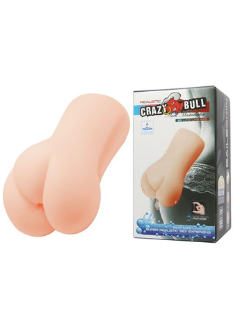 Мастурбатор-анус Crazy Bull - Realistic 3D Life-Like ASS Water lubricant, BM-009194K LyBaile (285272706)