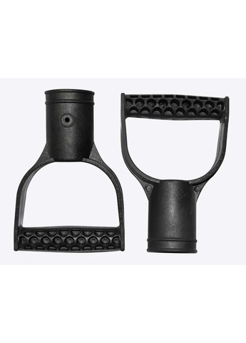 Набор из 3 пластиковых ручек для черенка лопаты пластиковые универсальные рукоятки D-образные Харпластмас (372019729)