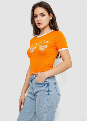 Футболка-топ жіноча з принтом Ager 244R504 - (319359448)