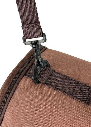 Сумка переноска с плечевым ремнем для перевозки транспортировки животных кошек собак 48x26x25 см (481072-Prob) Коричневая Unbranded (352683279)