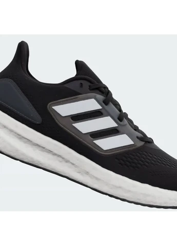 Черные демисезонные кроссовки pureboost 22 running shoes black gz5174 adidas