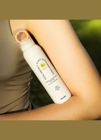 Солнцезащитный спрей SPF 50+ Total Protect Body Sunscreen Spray, 150 мл Hillary (332200496)
