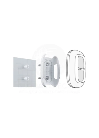 Тримач тривожних кнопок Holder для Button/DoubleButton (21658.82.WH/38215.82.WH) White Ajax (289362415)