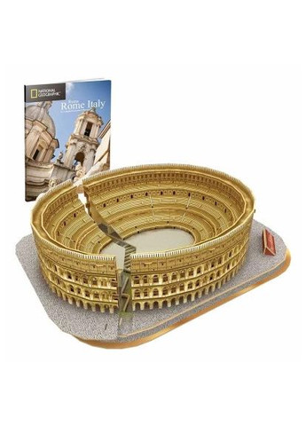 Пазл Cubic Fun Трехмерная головоломка-конструктор National Geographic Колизей (DS0976h) CubicFun Тривимірна головоломка-конструктор National Geogra (366158814)