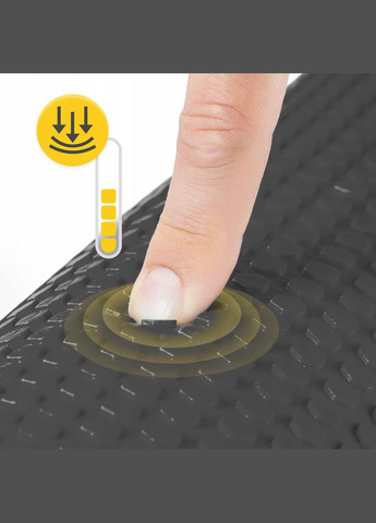 Массажный ролик CARE+ EVA 60 x 15 см (валик, роллер) Black () 4FIZJO P-5907739310767 (275095716)